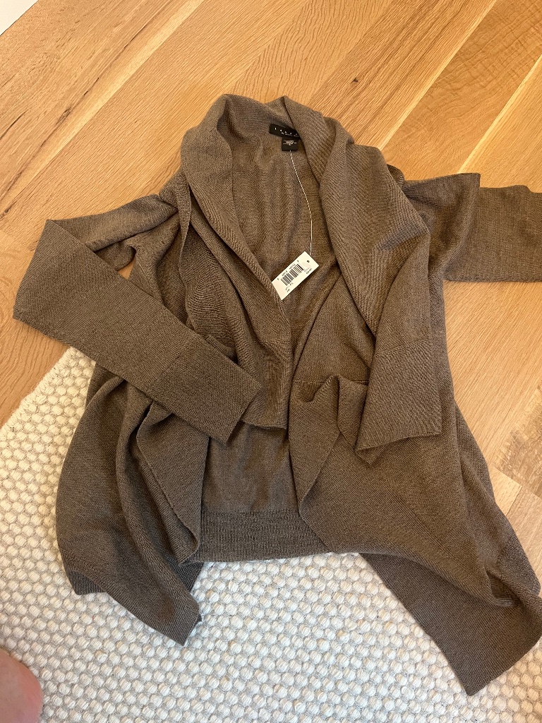 Wool Laundry By Shelli Segal Wrap Cardigan Size Sm